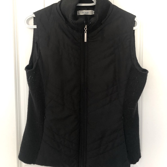 Rickis puffy vest - size med - black - Picture 1 of 1